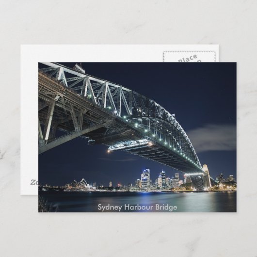 Sydney Harbour Bridge Postkarte (Vorne/Hinten)
