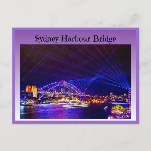 Sydney Harbour Bridge Postkarte (Vorderseite)