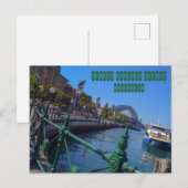 Sydney Harbour Bridge Postkarte (Vorne/Hinten)