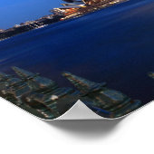 Sydney Harbour Bridge, Sydney Opera House und Poster (Ecke)