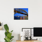 Sydney Harbour Bridge, Sydney Opera House und Poster (Heimbüro)