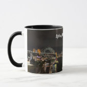 Sydney Harbour Bridge und Opernhaus by Night Tasse (Links)