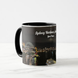 Sydney Harbour Bridge und Opernhaus by Night Tasse