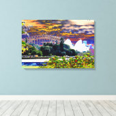 Sydney Harbour Bridge und Opernhaus Leinwanddruck (Insitu (Holzboden))