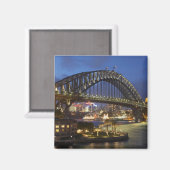 Sydney Harbour Bridge und Park Hyatt Sydney Hotel Magnet (Vorderseite/Rückseite)