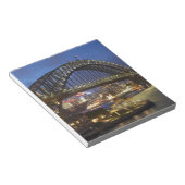 Sydney Harbour Bridge und Park Hyatt Sydney Hotel Notizblock (angewinkelt)