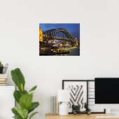 Sydney Harbour Bridge und Park Hyatt Sydney Hotel Poster (Heimbüro)