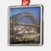Sydney Harbour Bridge und Park Hyatt Sydney Hotel Silbernes Ornament (Links)