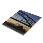Sydney Harbour Bridge und Sydney Opernhaus 2 Fliese (Seite)