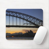 Sydney Harbour Bridge und Sydney Opernhaus 2 Mousepad (Mit Mouse)