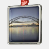 Sydney Harbour Bridge und Sydney Opernhaus Silbernes Ornament (Links)