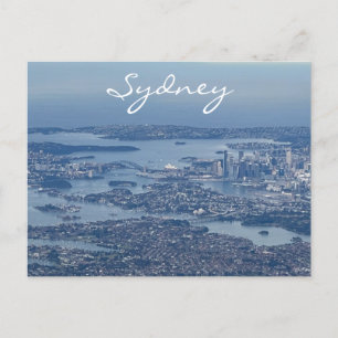 Sydney Harbour by Air, Australia, Panorama Foto Postkarte