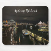 Sydney Harbour by Night, Australien, Foto Mousepad (Vorne)