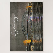 Sydney Harbour by Night, Australien, Foto Puzzle (Vertikal)