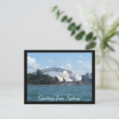 Sydney Harbour Grüße Postkarte (Stehend Vorderseite)