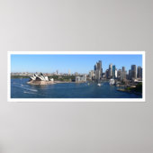 Sydney Harbour, Opernhaus, Skyline, Panorama Poster (Vorne)