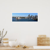 Sydney Harbour, Opernhaus, Skyline, Panorama Poster (Küche)