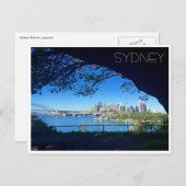 Sydney Harbour Postkarte (Vorne/Hinten)