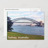 Sydney Harbour Rasen Postkarte (Vorne/Hinten)