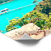 Sydney Harbour Skyline view Mosman Poster (Ecke)