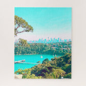Sydney Harbour Skyline view Mosman Puzzle (Vertikal)