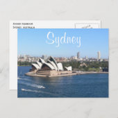 Sydney Harbour, Sydney Opera House, Australien Postkarte (Vorne/Hinten)