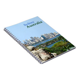 Sydney Harbour vom Zoo Notizblock