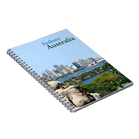 Sydney Harbour vom Zoo Notizblock (Rechte Seite)