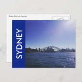 Sydney hellblau postkarte (Vorne/Hinten)