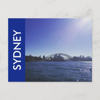 Sydney hellblau postkarte
