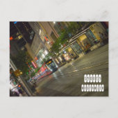 Sydney in der Nacht Postkarte (Vorderseite)