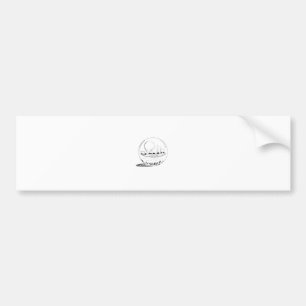 Sydney in einer Glaskugel Autoaufkleber