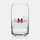 Sydney in Graffiti mit Monogramm Dosenglas (Rückseite)