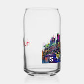 Sydney in Graffiti mit Monogramm Dosenglas (Rechts)