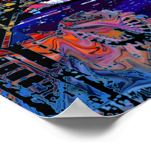 Sydney in Graffiti Poster (Ecke)