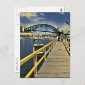 Sydney Jetty Postkarte (Vorne/Hinten)