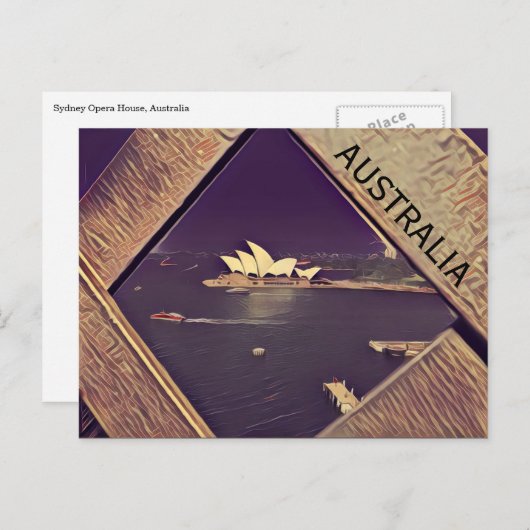 Sydney Juwel Postkarte (Vorne/Hinten)