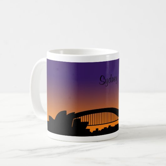 Sydney Kaffeetasse (Vorderseite Links)