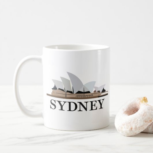 Sydney Kaffeetasse (Mit Donut)