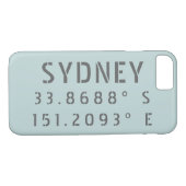 Sydney Latitude Longitude Case-Mate iPhone Hülle (Rückseite (Horizontal))