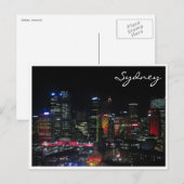 Sydney lebend rot postkarte (Vorne/Hinten)