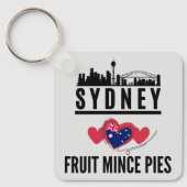 Sydney Lieben Fruchtmince Pies Cityscape Schlüsselanhänger (Vorderseite)
