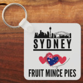 Sydney Lieben Fruchtmince Pies Cityscape Schlüsselanhänger (Vorderseite)