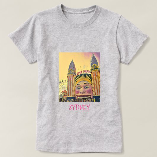 Sydney Luna Park Parco Civico-Ciani T-Shirt (Design vorne)