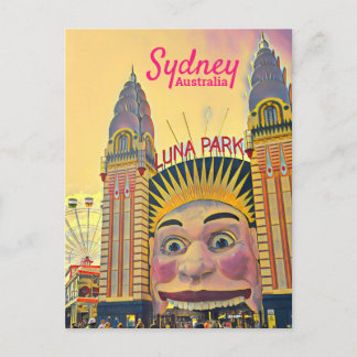Sydney Luna Park Park Park Park Parkgarten Postkarte