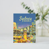 Sydney Luna Park Park Park Park Parkgarten Postkarte (Stehend Vorderseite)