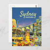 Sydney Luna Park Park Park Park Parkgarten Postkarte (Vorne/Hinten)