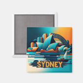 Sydney Magnet (Vorderseite/Rückseite)