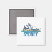 Sydney Magnet (Vorderseite/Rückseite)