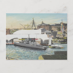 Sydney Maritime Museum vom Hotel Balcony. 1998 Postkarte